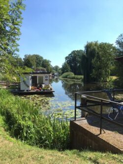 buiten schilderen op een prachtige locatie